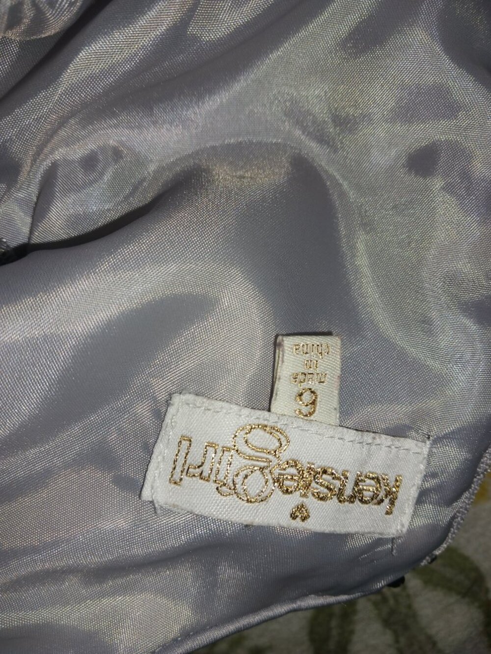 Kensie Girl Silver Sequin Party Dress Size 6 - Picture 2 of 2